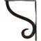 Ekena Millwork Ashford Triple, Wrought Iron Bracket, (Triple center brace), Antiqued Warm Silver 2"W  x 10"D x 12"H BKTM02X10X12TASAWS - alternate 7
